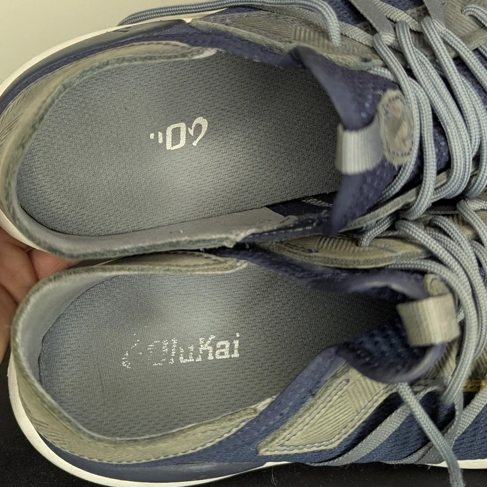 Olukai Holo Men's Athleisure Sneaker Vintage Indigo White Size 9.5